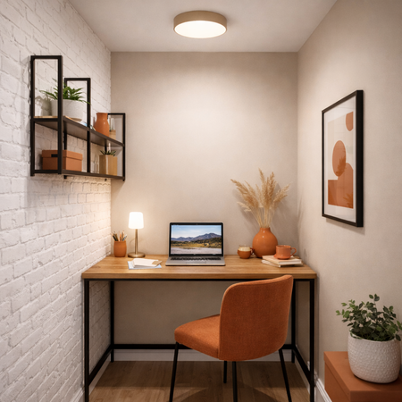 Plafon sufitowy LED beżowy 30cm - wysoka wydajność świetlna 100lm/W