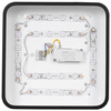Plafon sufitowy LED czarny 30x30cm