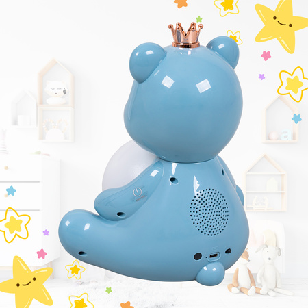 Lampka nocna LED dla dzieci MIŚ wielokolorowe światło RGB