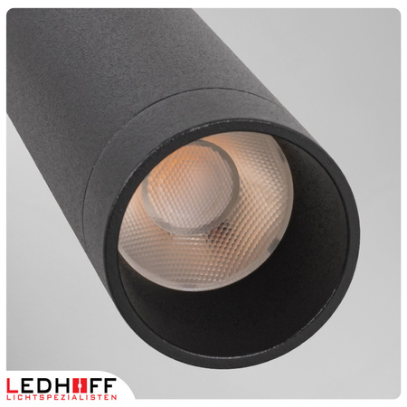 Lampa wisząca LED do szyny magnetycznej 6W punktowa CZARNA 4000K oprawa TUBA