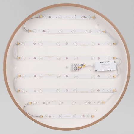 Plafon sufitowy LED beżowy 50cm - wysoka wydajność świetlna 100lm/W