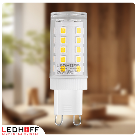 Żarówka LED G9 5W 700lm 4000K barwa neutralna