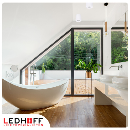 Oprawa natynkowa Tuba LED GU10 do łazienki biała