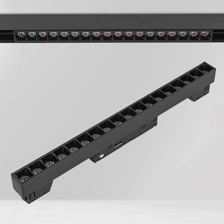 ZESTAW M20 LED 3x Lampa punktowa 18W + 3x lampa punktowa 6W 3 BARWY ŚWIATŁA + 2x szyna magnetyczna 1m + łącznik