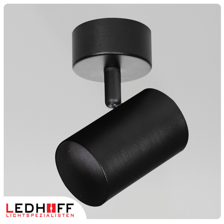 Lampa sufitowa Kinkiet pojedynczy GU10 czarny LINEA