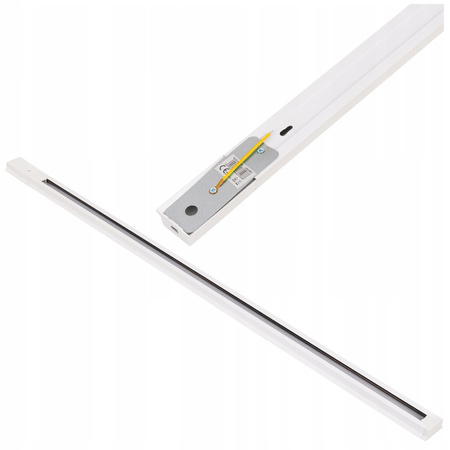 Oświetlenie szynowe białe 4x lampa GU10 + 2x szyna 1m