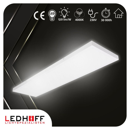 Panel natynkowy LED 120x30cm 40W 4800lm