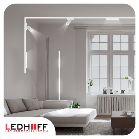 Oświetlenie szynowe magnetyczne ZESTAW listwa 1m + 2x lampa liniowa LED