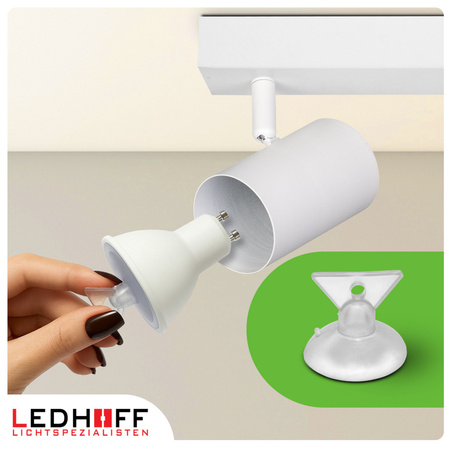 Lampa sufitowa Kinkiet potrójny GU10 biały LINEA