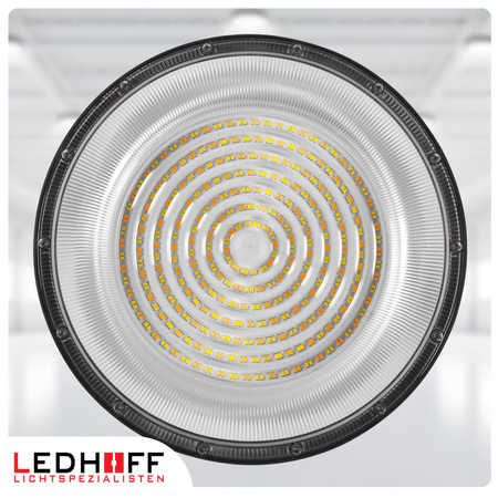 Lampa przemysłowa LED HighBay UFO 200W 3 barwy światła na magazyn halę