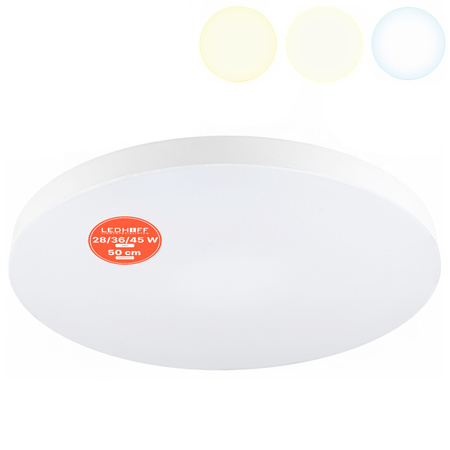 Plafon sufitowy LED okrągły biały 3 barwy światła 50cm IP54