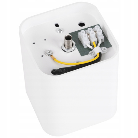 Oprawa sufitowa natynkowa Tuba kwadratowa GU10 biała RUCHOMA