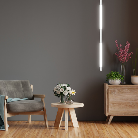 Lampa liniowa LED Reflektor na szynoprzewód magnetyczny 12W BIAŁA oprawa