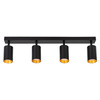 Lampa sufitowa Kinkiet natynkowy LED 4x GU10 czarno-złoty SPOT