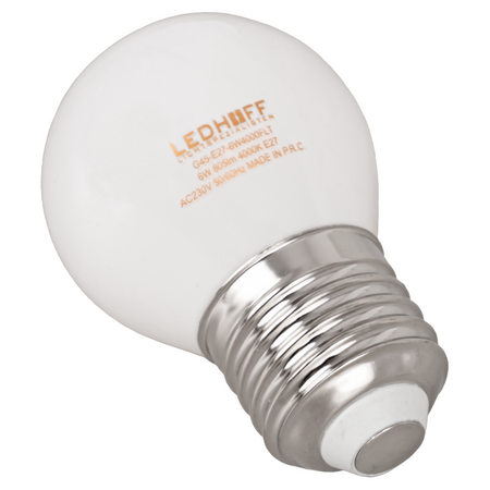 Żarówka LED E27 biała ozdobna 6W mocne neutralne światło 805lm 4000K design