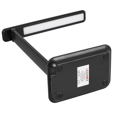 Lampka biurkowa LED czarna 9W + ładowarka indukcyjna