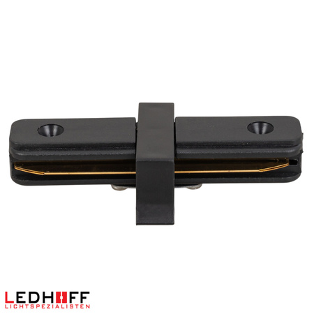 Łącznik prosty do szynoprzewodu czarny