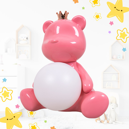 Lampka nocna LED dla dzieci MIŚ wielokolorowe światło RGB