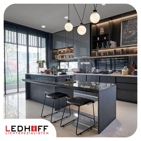 4x Oprawa sufitowa podtynkowa LED biała RUCHOMA 3 barwy światła 7W