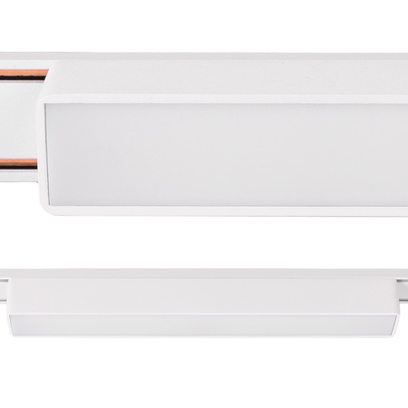 Lampa liniowa LED Reflektor na szynoprzewód magnetyczny 12W BIAŁA oprawa