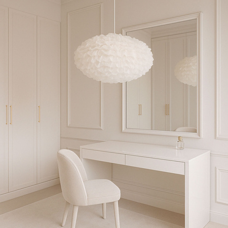 Lampa wisząca sufitowa chmurka biała E27 Żyrandol do pokoju dziecięcego