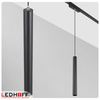 Lampa wisząca LED do szyny magnetycznej 6W punktowa CZARNA 4000K oprawa TUBA