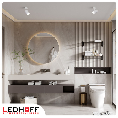 Lampa sufitowa Kinkiet pojedynczy GU10 biały LINEA