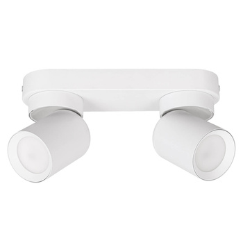 Kinkiet sufitowy podwójny Spot GU10 biały