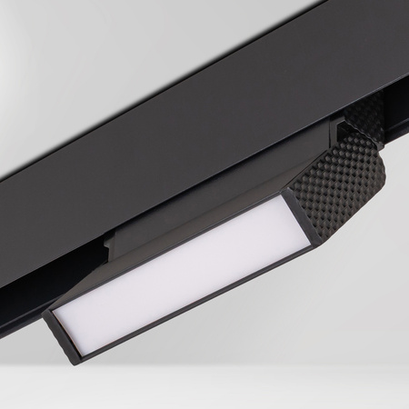 Lampa liniowa LED do szyny magnetycznej M20 6W 11cm ruchoma czarna 3 BARWY ŚWIATŁA