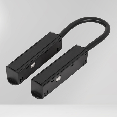 Łącznik pionowy do szyny magnetycznej M20 złączka zasilająca kątowa czarna