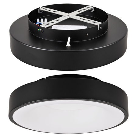 Plafon LED z pilotem Designerska Lampa sufitowa ściemniana 30cm NOVA