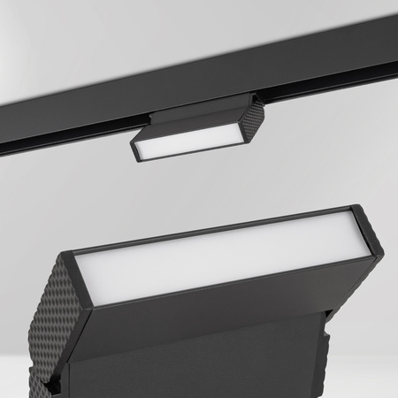 ZESTAW M20 LED 3x Ruchoma lampa liniowa 6W + 2x lampa punktowa soczewkowa 12W 3 BARWY ŚWIATŁA + 2x szyna magnetyczna 1m + łącznik