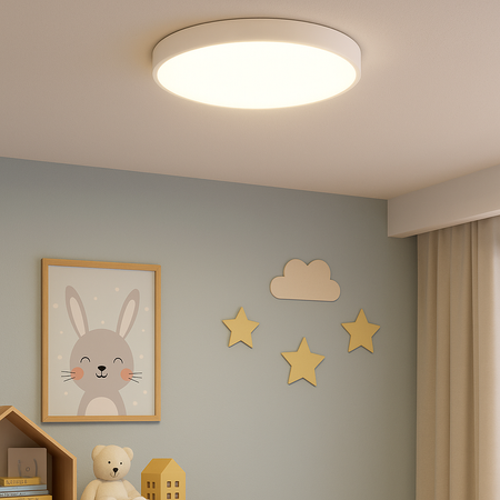 Plafon sufitowy LED biały 60cm - wysoka wydajność świetlna 100lm/W