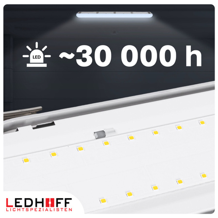 Oprawa hermetyczna LED 120cm 45W zimne światło 6750lm