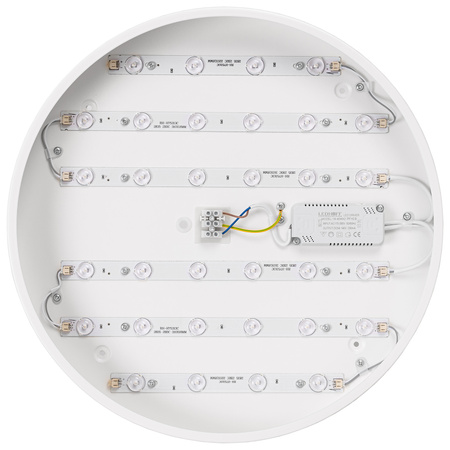 Plafon sufitowy LED biały 40cm - wysoka wydajność świetlna 100lm/W