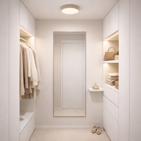 Plafon sufitowy LED beżowy 30cm - wysoka wydajność świetlna 100lm/W