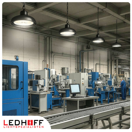 Lampa przemysłowa LED HighBay UFO 240W 200W 150W 3 moce światła na magazyn halę