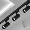 Oświetlenie szynowe czarne duże 3x lampa GU10 + szyna 1m