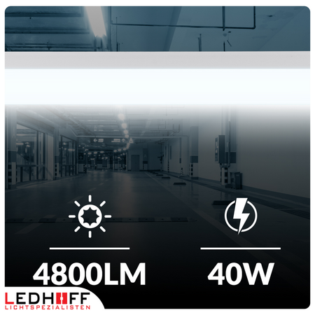 Oprawa hermetyczna LED 120cm 40W 4800lm 3 barwy światła