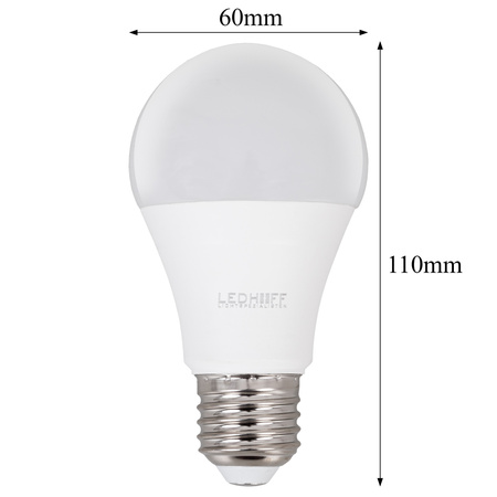 6x Żarówka LED E27 NATURALNA 10W = 75W 900lm 4000K
