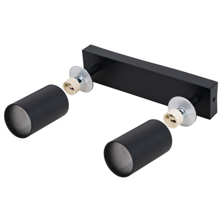 Kinkiet sufitowy pojedynczy Spot GU10 czarny