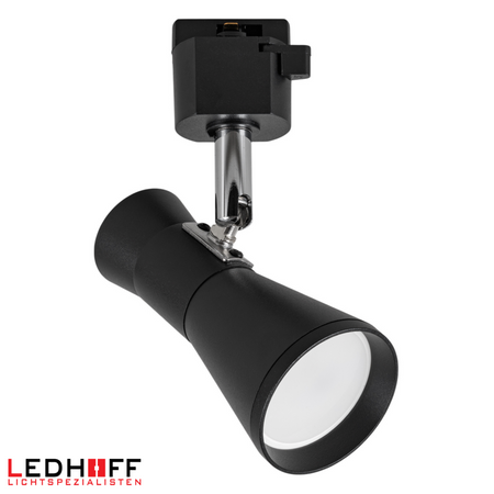 Reflektor szynowy czarny GU10 lampa na szynoprzewód