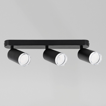 Kinkiet sufitowy potrójny SPOT 3xGU10 czarny wodoodporny