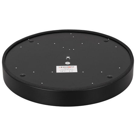 Plafon sufitowy LED czarny 40cm