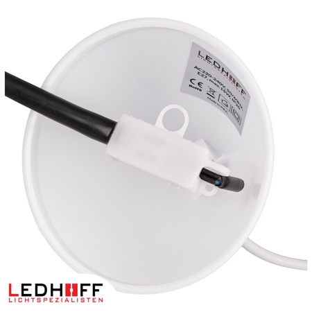 Lampa wisząca kula biała papierowa E27 do salonu sypialni NOWOCZESNA