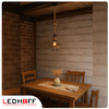 Lampa sufitowa wisząca z kloszem Sznur konopny jutowy 1,5m Lina E27 Boho