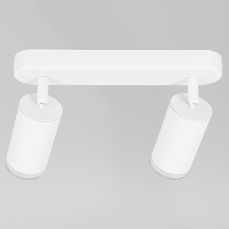 Kinkiet sufitowy podwójny SPOT 2xGU10 biały wodoodporny