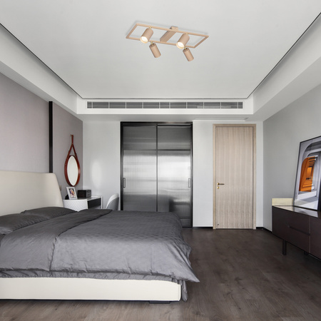 Lampa sufitowa Kinkiet poczwórny prostokąt GU10 beżowy kaszmirowy LUMIO