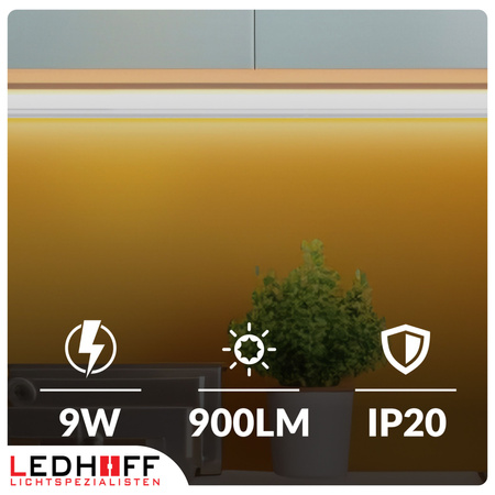 Lampa podszafkowa meblowa 60cm 9W listwa ze zmienną barwą