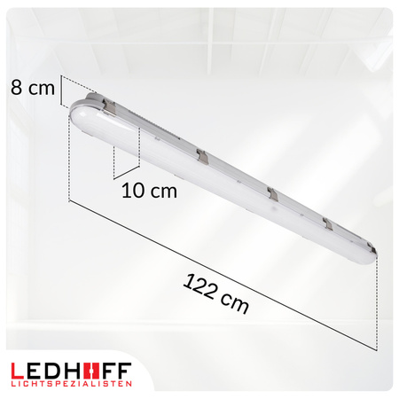 Oprawa hermetyczna LED 120cm 45W zimne światło 6750lm